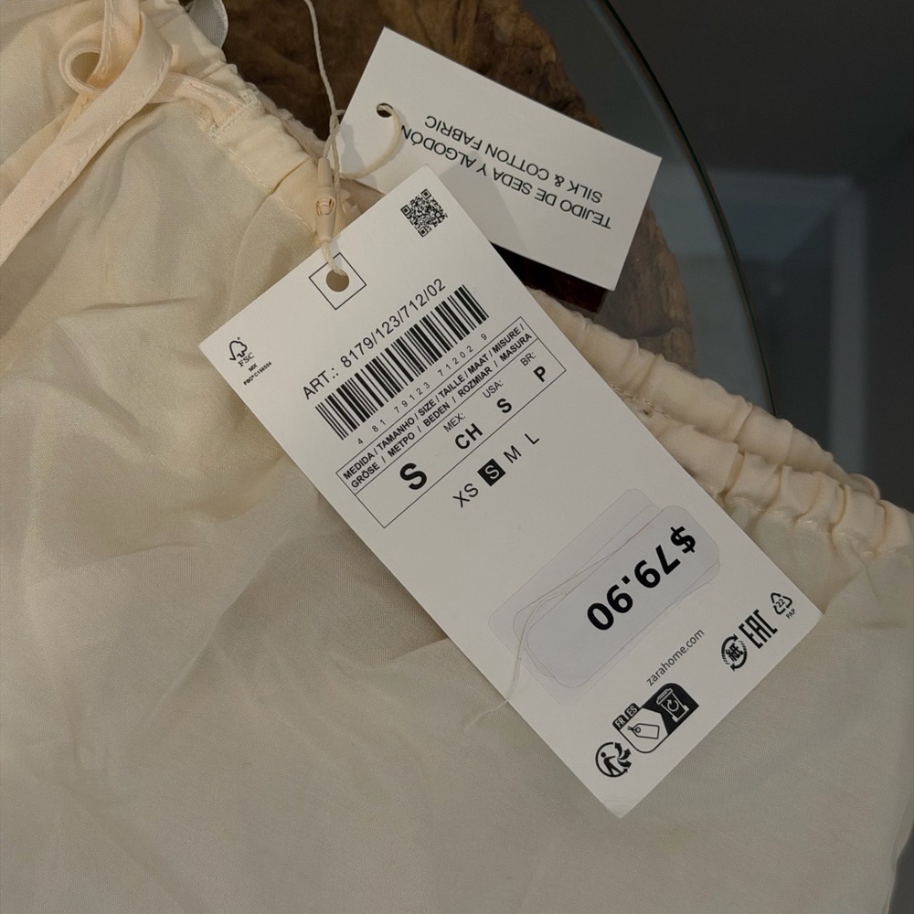 Zara Home Silk Cotton Shorts - Picture 3 of 5